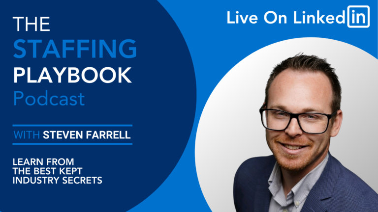 THE STAFFING PLAYBOOK PODCAST Cover LinkedIn